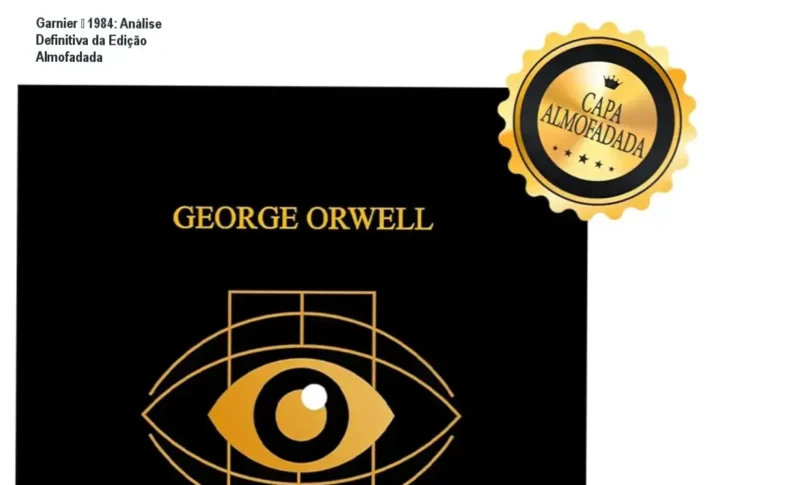 Edição de luxo de '1984' com capa almofadada e detalhes em hot-stamping
