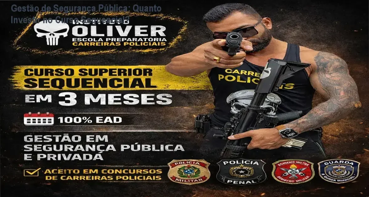Gestão de Segurança Pública e Privada – custo-benefício e valor percebido