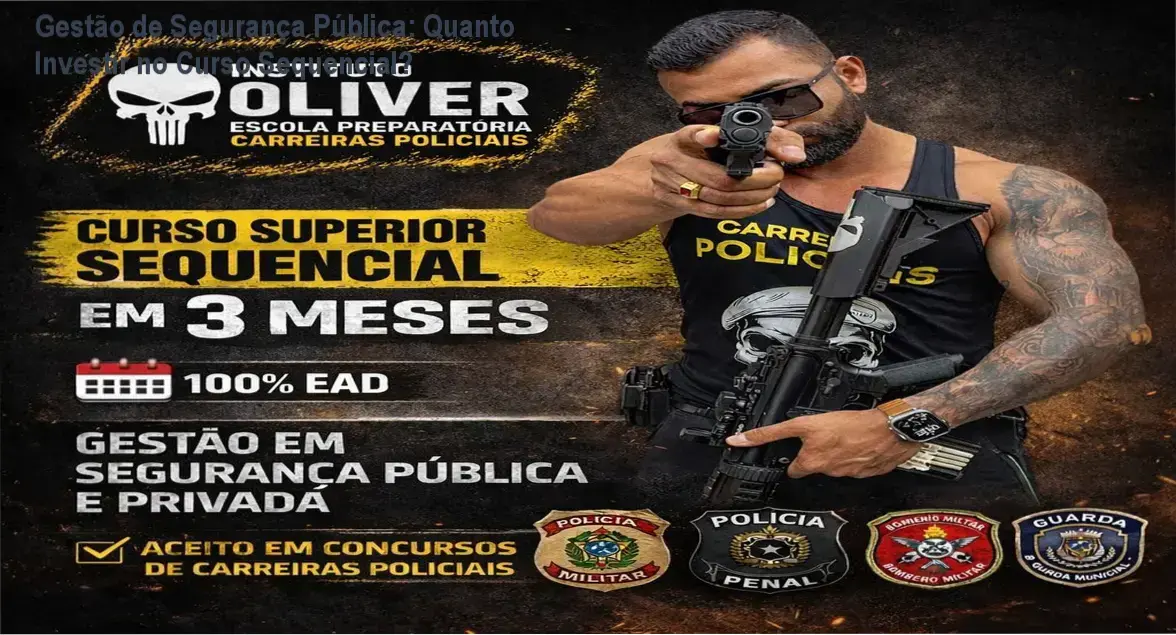 Gestão de Segurança Pública e Privada – custo-benefício e valor percebido