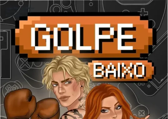 Capa digital do eBook 'Golpe Baixo' por Má Marche, com destaque para o título em destaque