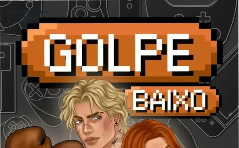 Capa digital do eBook 'Golpe Baixo' por Má Marche, com destaque para o título em destaque