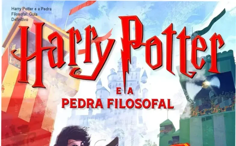 Capa digital do livro Harry Potter e a Pedra Filosofal, 1ª edição Pottermore