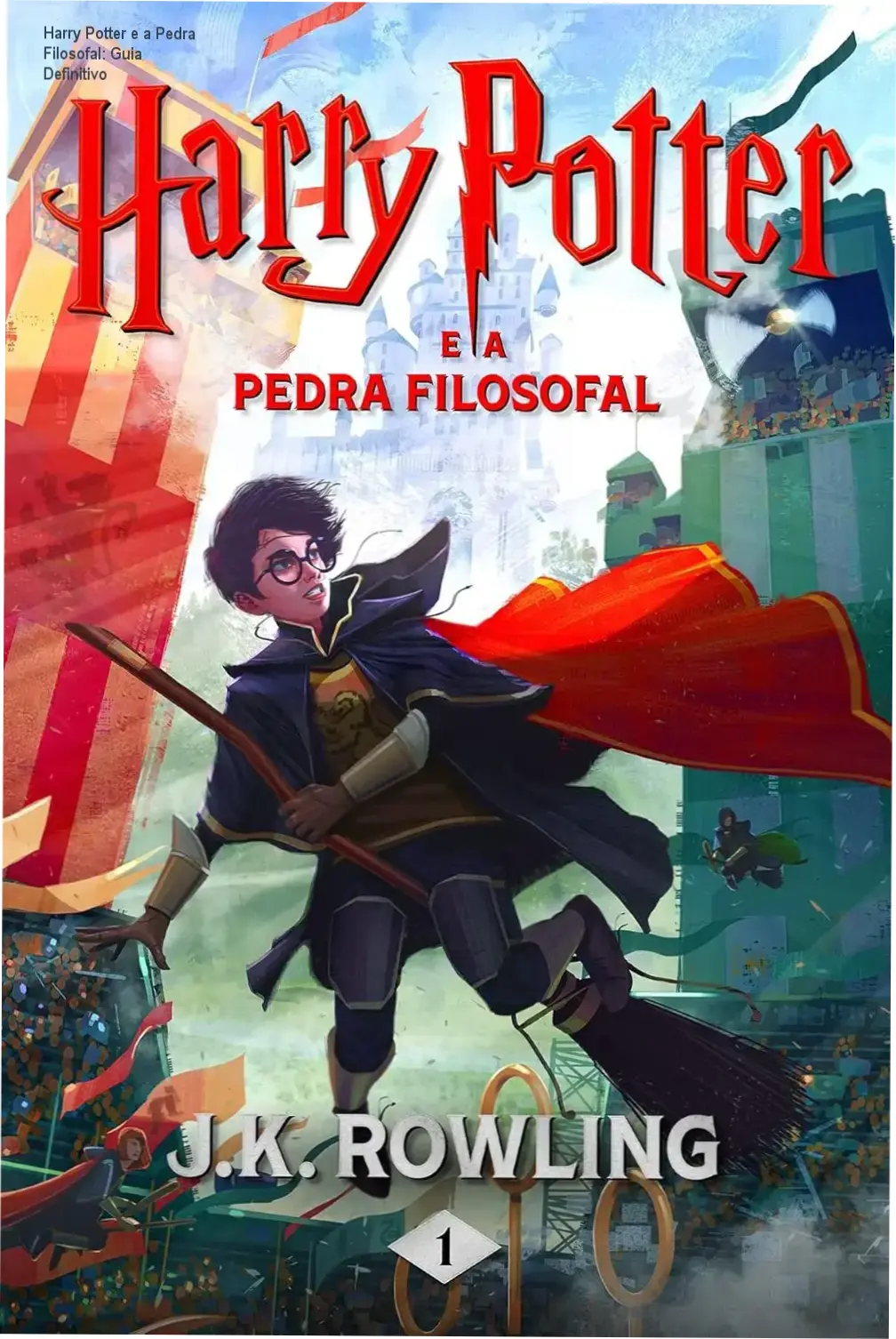 Capa digital do livro Harry Potter e a Pedra Filosofal, 1ª edição Pottermore