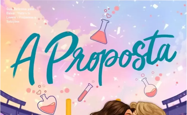 Capa do romance 'Haters to Lovers' – Química avassaladora entre jogador e nerd na capa, ideal para atrair leitores.