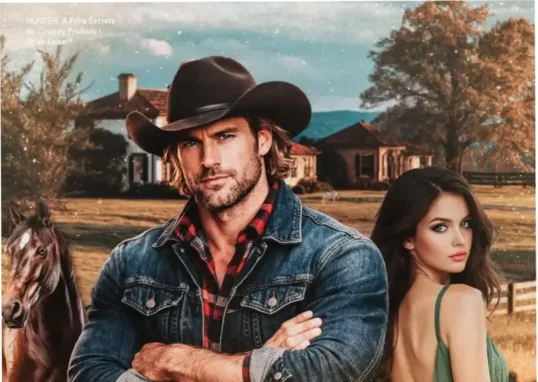 Capa do eBook HUNTER: A Filha Secreta do Cowboy Proibido, destaque para download oficial