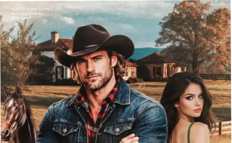 Capa do eBook HUNTER: A Filha Secreta do Cowboy Proibido, destaque para download oficial