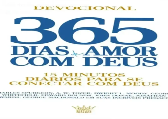 Livro devocional 365 Dias de Amor com Deus da IBC em capa flexível