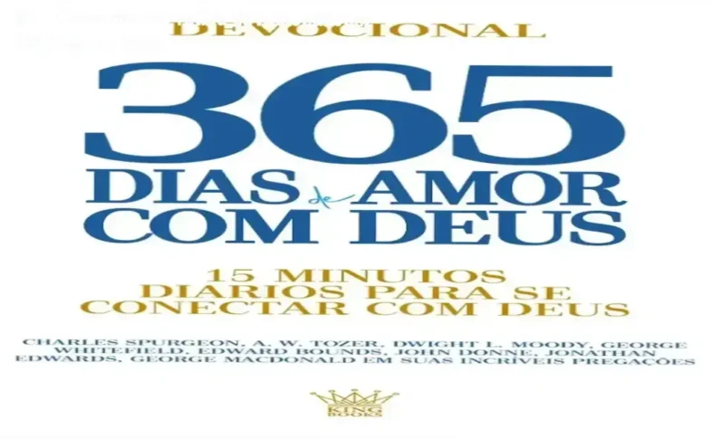 Livro devocional 365 Dias de Amor com Deus da IBC em capa flexível