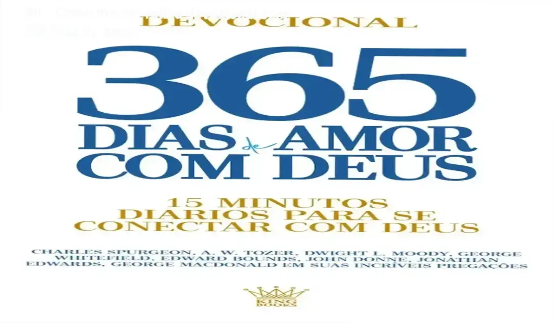 Livro devocional 365 Dias de Amor com Deus da IBC em capa flexível