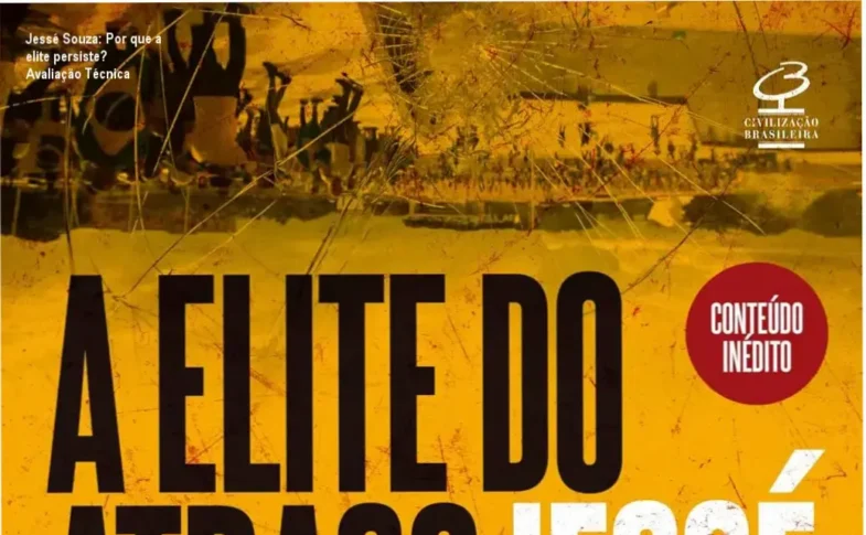 Capa do livro A elite do atraso de Jessé Souza, edição 2025, destacando análise crítica da elite brasileira