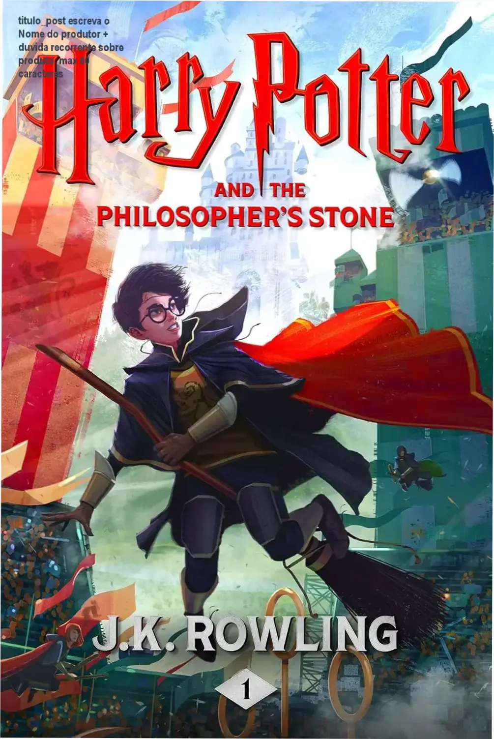 Capa do eBook Kindle Harry Potter and the Philosopher's Stone de J.K. Rowling