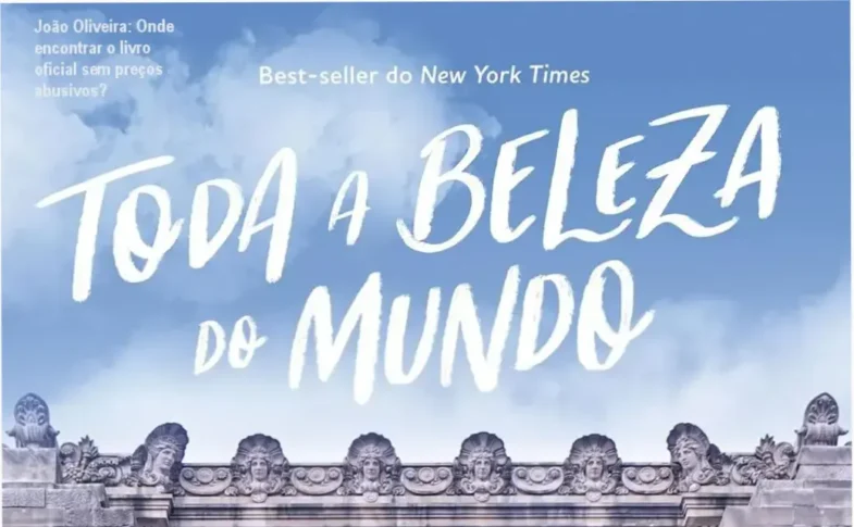 Imagem do livro 'Toda a beleza do mundo' escrito por João Oliveira, explorando a vida e arte sob a perspectiva de um segurança de museu.