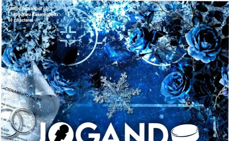 Capa digital do ebook Jogando Contra as Regras mostrando mulher e jogador de hóquei em cenário comprometedor