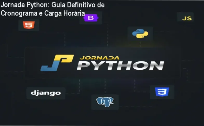 Jornada Python cronograma de estudos e carga horária