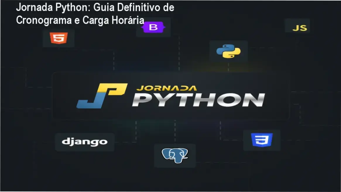 Jornada Python cronograma de estudos e carga horária
