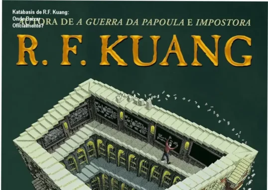 Capa de Katábasis de R.F. Kuang indicando download oficial