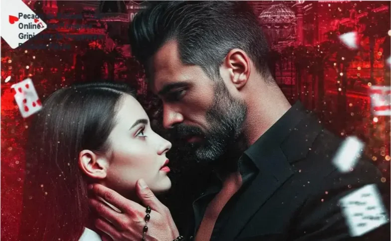 Capa emocionante de 'O Pecado do Mafioso' com Clara e Silas Vance - romance policial suspense