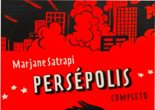 Capa do livro Persépolis edição em português de Marjane Satrapi