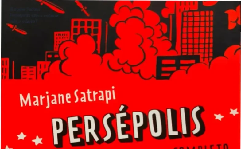 Capa do livro Persépolis edição em português de Marjane Satrapi
