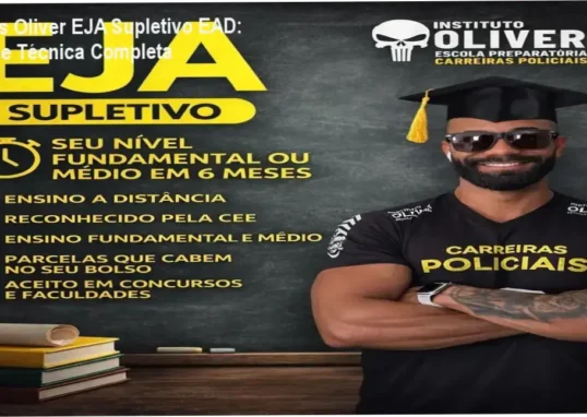 Mateus Oliver EJA Supletivo EAD – bastidores e visão interna do curso online