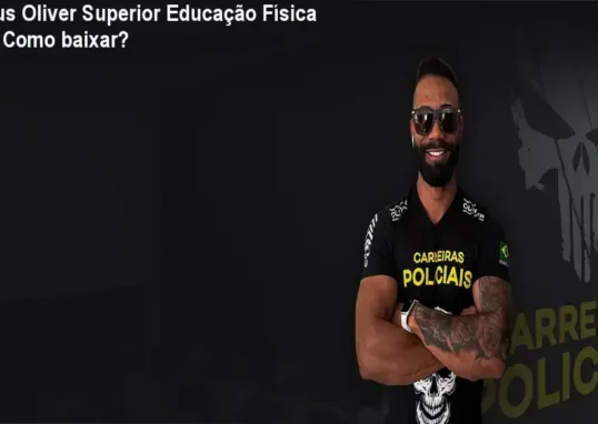 Tela mostrando a página de download oficial do curso Mateus Oliver Superior Educação Física EAD