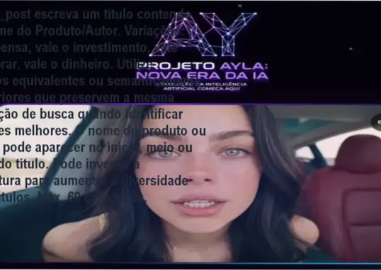 Método AYLA de Julia Oliveira gera receita em dólar com avatares IA anônimos