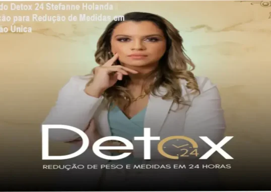 Esquema ilustrando a aplicação do Método Detox 24 por esteticista em cliente