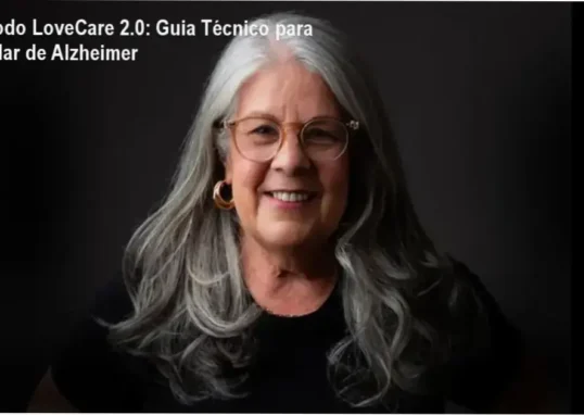 Capa do curso Método LoveCare 2.0 mostrando cuidados práticos para Alzheimer