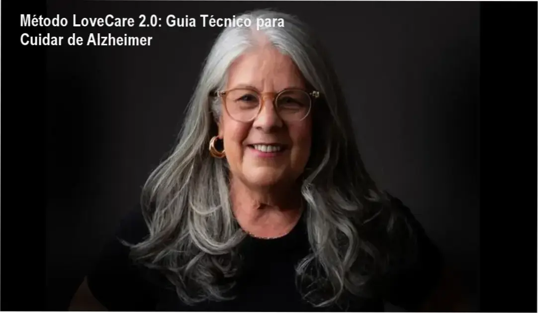 Capa do curso Método LoveCare 2.0 mostrando cuidados práticos para Alzheimer