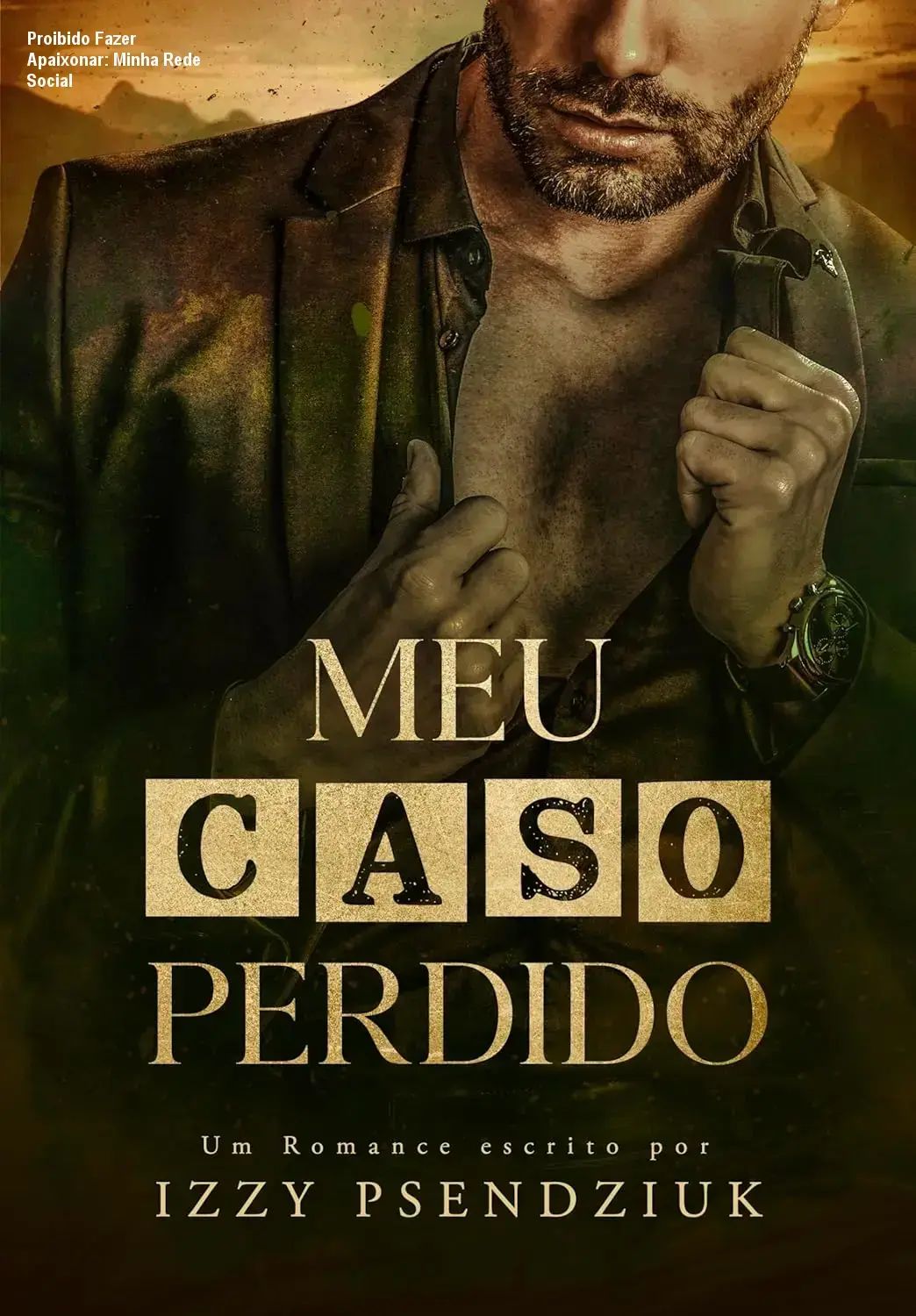 Capa destacada do ebook 'Meu Caso Perdido' mostrando a personagem principal com expressão confusa