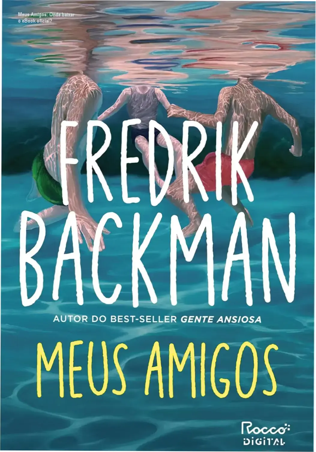 Capa do eBook Meus Amigos mostrando a ilustração da obra de arte no cais