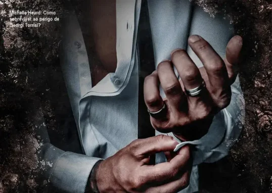 Capa do eBook 'Possessive Enemy' de Michelle Heard mostrando a tensão entre a protagonista e o mafioso Georgi Torrisi