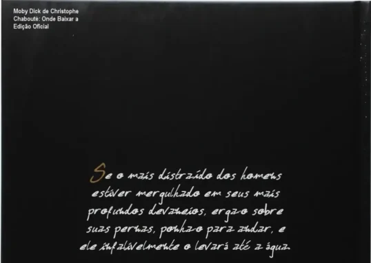 Capa da edição exclusiva de Moby Dick por Christophe Chabouté em formato capa dura
