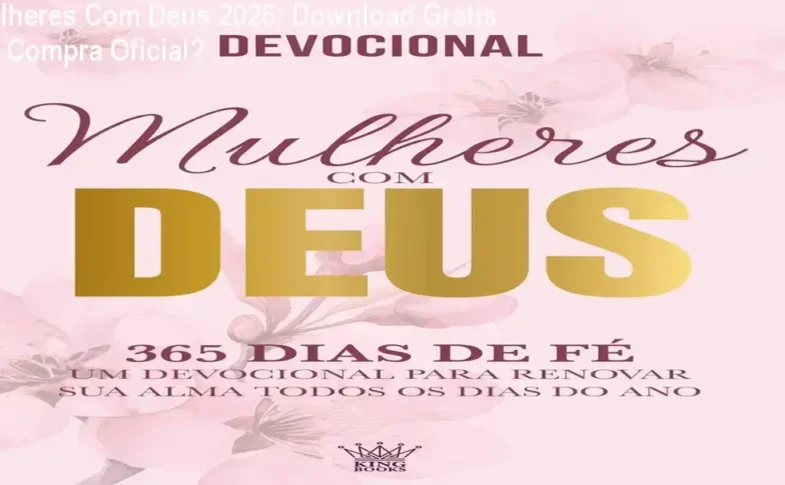 Capa do devocional Mulheres Com Deus 365 Dias de Fé edição 2026