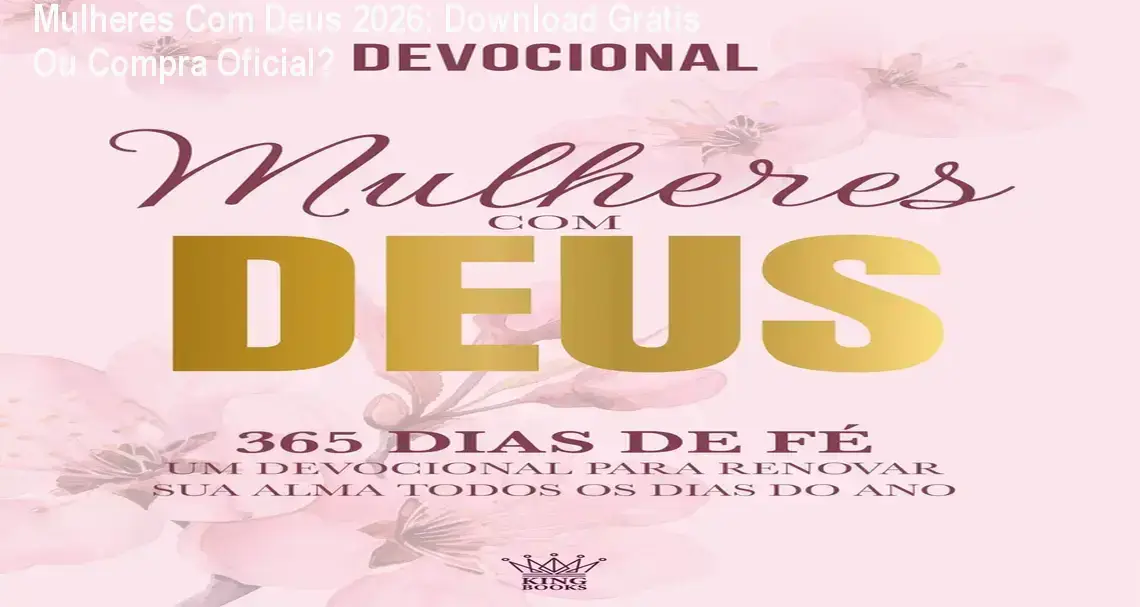 Capa do devocional Mulheres Com Deus 365 Dias de Fé edição 2026