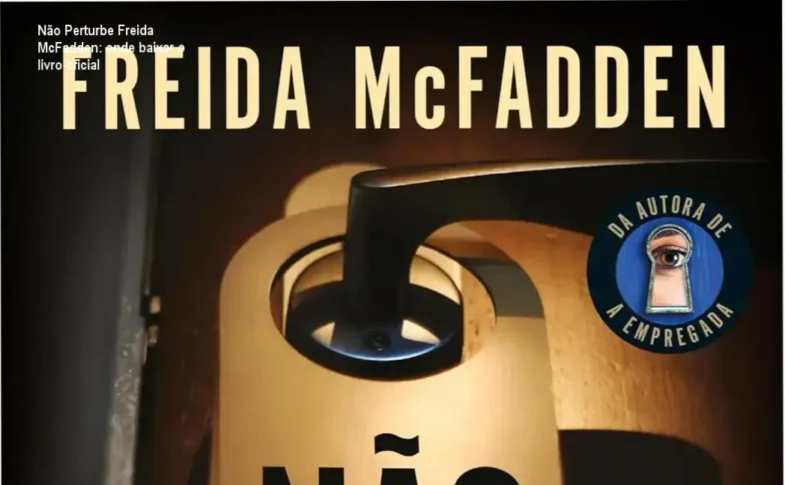 Capa do livro Não Perturbe de Freida McFadden em frente ao Hotel Baxter decadente