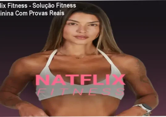Plataforma Natflix Fitness com alunas em vídeo demonstrando resultados físicos alcançados