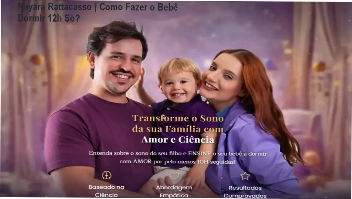 Especialista Nayara Rattacasso ensinando pais a identificar os sinais de sono do bebê e montar uma rotina eficaz