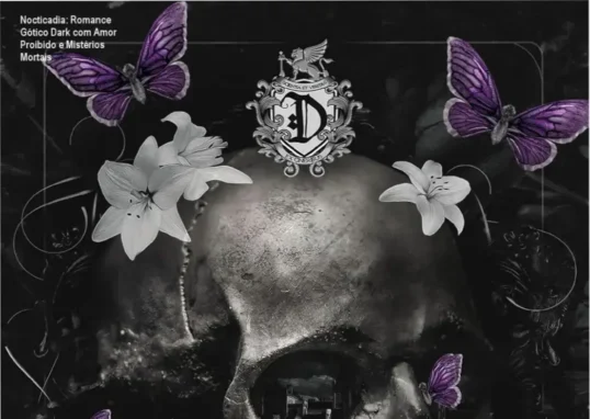Capa do ebook Nocticadia: Romance Dark Gótico com Amor Proibido e Mistérios Mortais