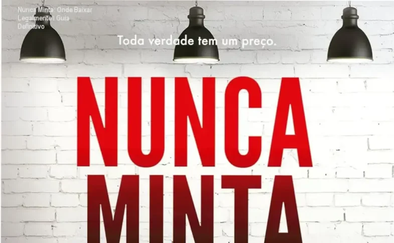 Capa do livro Nunca Minta mostrando cenário de casa isolada na neve