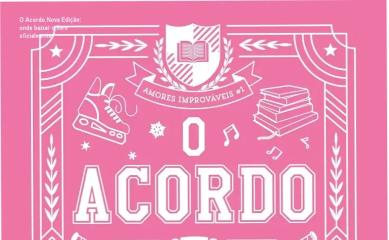 Capa comum da nova edição limitada de O Acordo Amores Improváveis vol 1