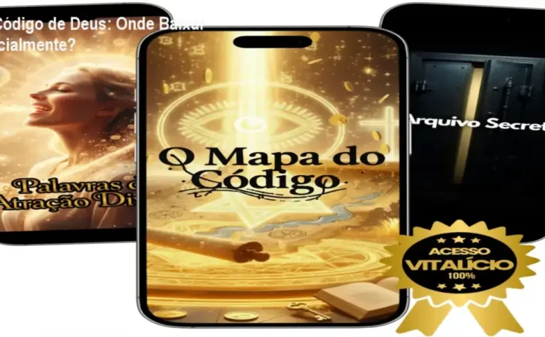 Imagem ilustrativa do curso O Código de Deus mostrando acesso oficial ao conteúdo