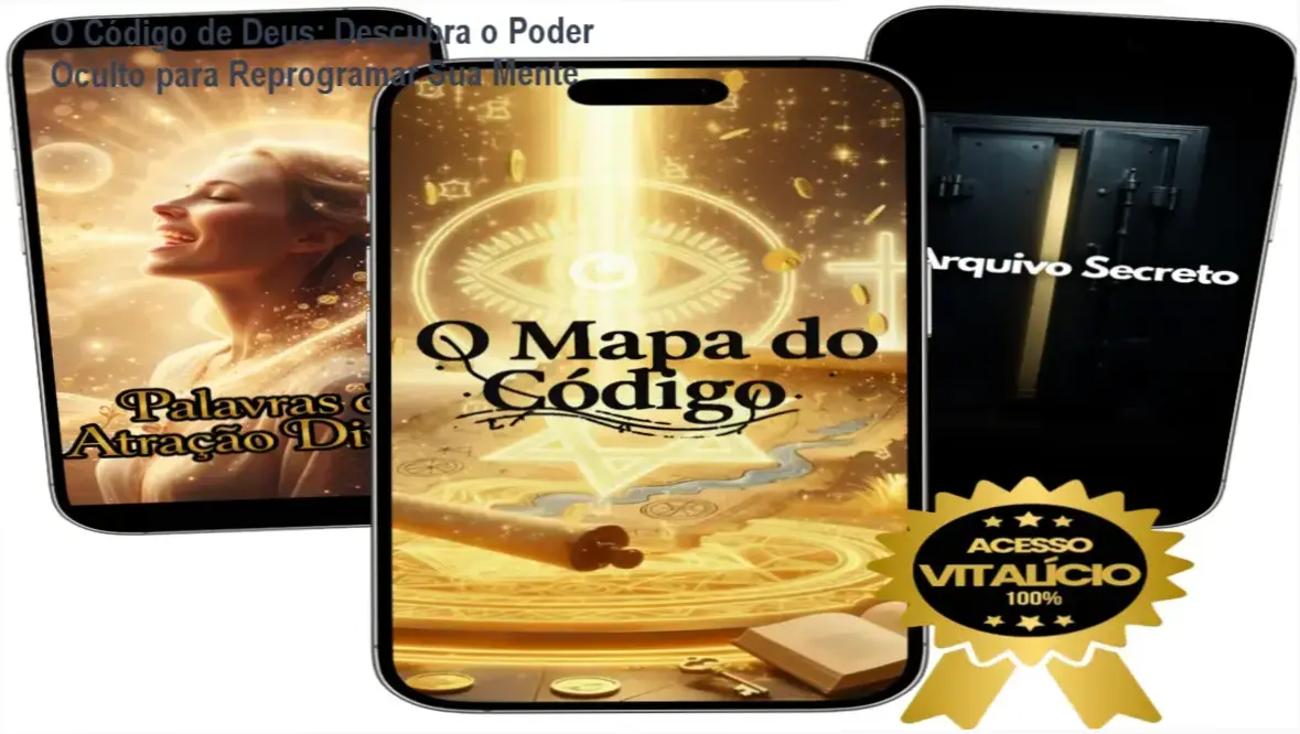 Imagem ilustrativa do curso O Código de Deus mostrando pessoas alcançando prosperidade