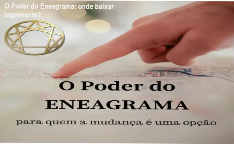 Tela mostrando a página oficial de download do curso O Poder do Eneagrama