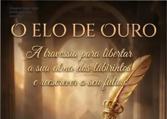 Capa do eBook O Elo de Ouro de Odegine Graça representando a travessia da alma