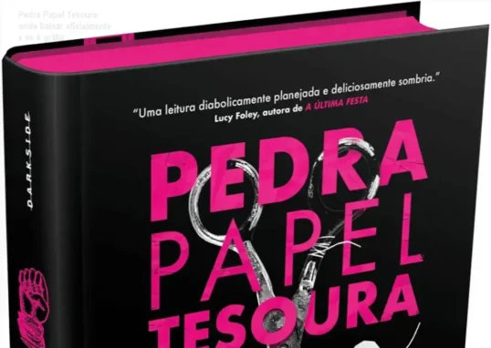 Livro Pedra Papel Tesoura da coleção E.L.A.S. em capa dura da DarkSide Books