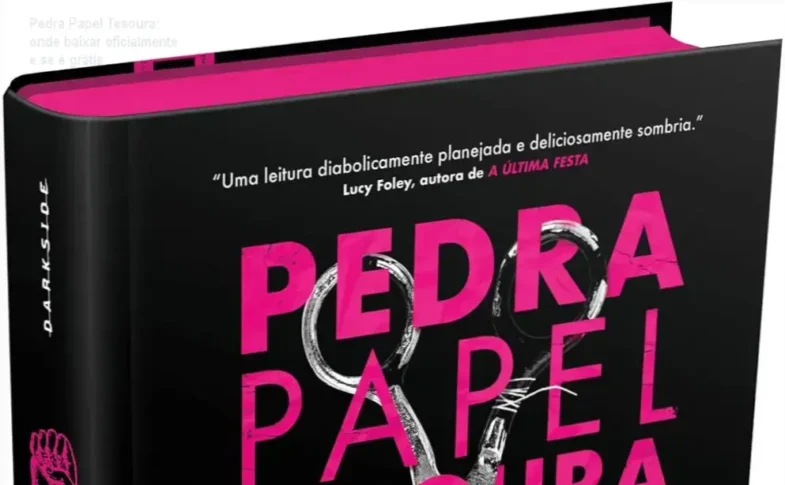 Livro Pedra Papel Tesoura da coleção E.L.A.S. em capa dura da DarkSide Books