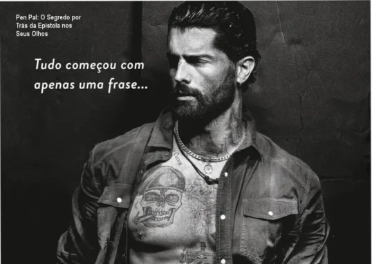 Capa do livro Pen Pal com destaque para a edição brasileira