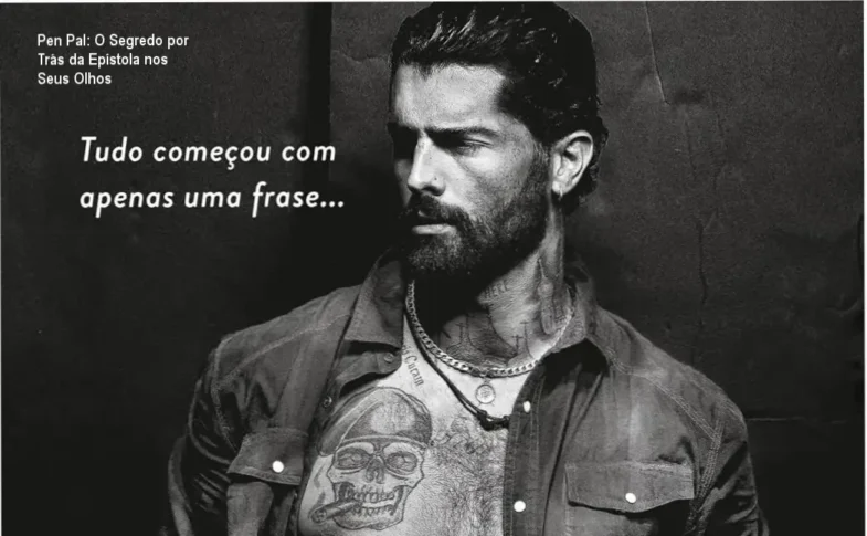 Capa do livro Pen Pal com destaque para a edição brasileira