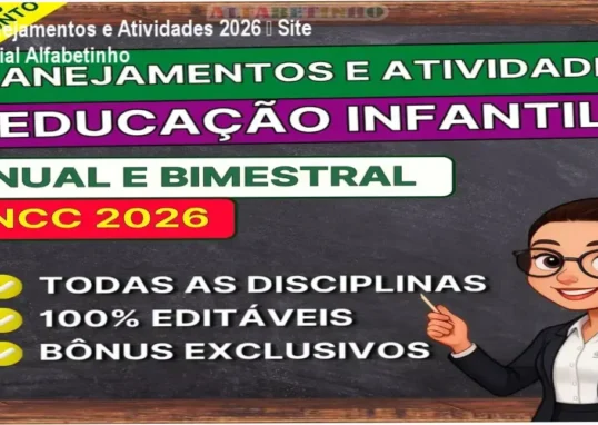 Planejamentos e Atividades 2026 Alfabetinho página oficial – compra segura